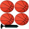 AppleRound 5-Inch Toy Basketballs for Toddlers and Kids - Outdoor Games Backyard Sports for Children Boys and Girls - Pack of 4 Balls with 1 Air Pump view 1