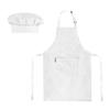 Aurya Kids Apron and Chef Hat Set-Adjustable Child Apron for Boys and Girls view 1