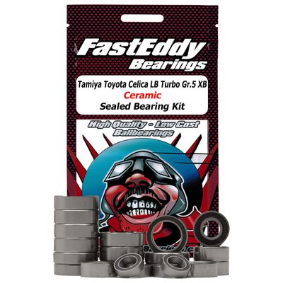FastEddy Bearings Compatible with Tamiya Toyota Celica LB Turbo Gr.5 XB (TT-01) Ceramic Sealed Bearing Kit