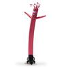 Burgundy 8 Foot Tall Inflatable Tube Man Air Powered Waving Puppet, Air Blower Motor Included with 6 Foot Solid Colored Dancer by Feather Flag Nation view 1