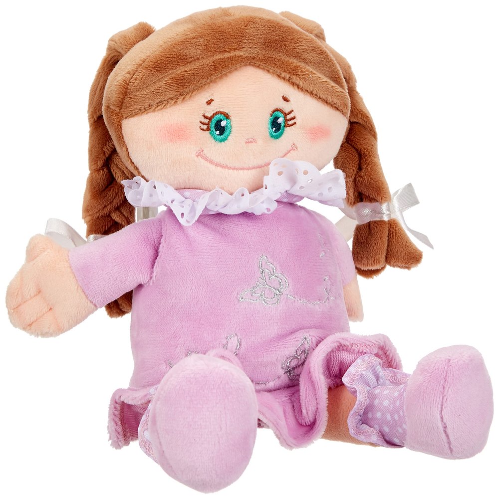 Trudi 64460 - Rag Doll Brunette Mauve Dress cm 19x25x6