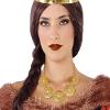 Atosa-62168 Atosa-62168 Costume Accessory Medium Age Queen Necklace Gold, Women, 62168, One Size view 1