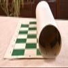 Basic Tournament Vinyl Roll-up Chess Board 20" - 55 mm Squares Green & White with Algebraic Notation view 4