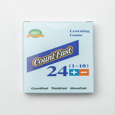 CountFast 24 + - (1-10) flashcard Game