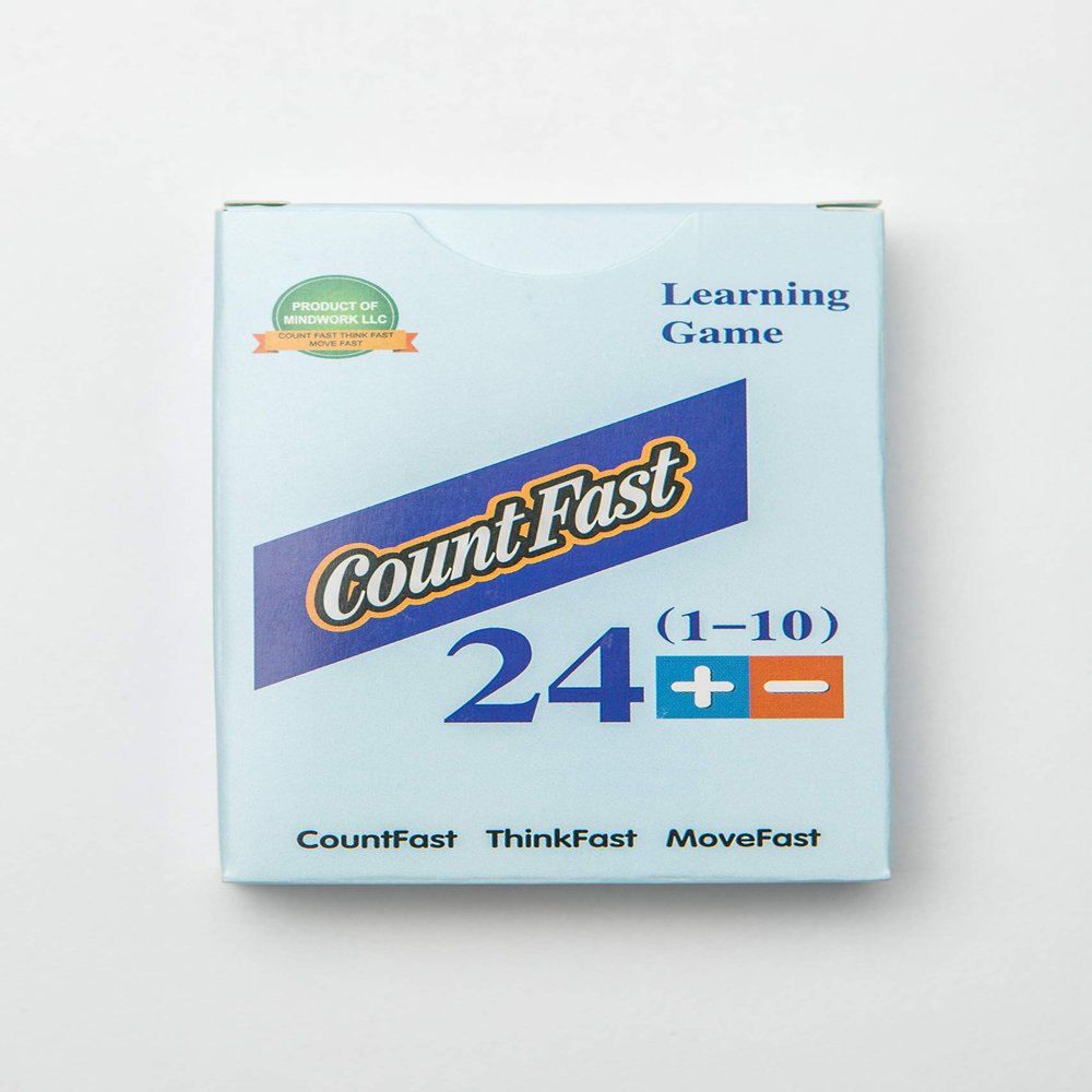 CountFast 24 + - (1-10) flashcard Game