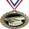 Dominoes Medals - 2 1/2" Laurel Wreath Dominoe Games Medal - Great Dominoes Awards for Kids 20 Pack view 1