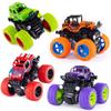 ANAOER 4 Pack Monster Trucks Toys for Boys 3 4 5 6 Year Old, Friction Powered Pull Back Car Toys for Toddlers Kids Ages 3-5-7, Best Birthday Christmas Party Gift for Boys and Girls view 1