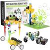 2Pepers Electric Motor Robotic Science Kits for Kids (4-in-1), DIY STEM Toys Kids Science Experiment Kits,Building Educational Robotics Kit for Boys and Girls,Circuit Engineering Science Project Kits view 1