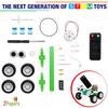 2Pepers Electric Motor Robotic Science Kits for Kids (4-in-1), DIY STEM Toys Kids Science Experiment Kits,Building Educational Robotics Kit for Boys and Girls,Circuit Engineering Science Project Kits view 3