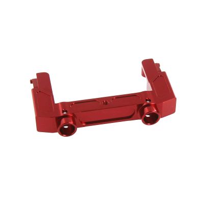 Atomik RC Axial SCX10 II Alloy Rear Bumper Mount, Red RC - Replaces AX31591