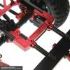 Atomik RC Axial SCX10 II Alloy Rear Bumper Mount, Red RC - Replaces AX31591 view 2