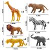 Safari Animals Figures, Plastic Zoo Animals Toys for Toddlers 1-3, Realistic Jungle Animal Figurines for Kids 3-5, 12Pcs Wild African Toys Birthday Gifts Boys Girls view 4