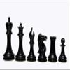 1849 Jaques Cook Type 4.4" Antiqued Boxwood & Ebony Luxury Staunton Wood Chess Pieces Set view 3