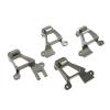 Atomik Alloy Shock Tower Set - RC Car Replacement for Traxxas TRX-4 - Hardened, Durable Billet 6061 Aluminum, Chassis Upgrade Part 8216 - Grey view 1