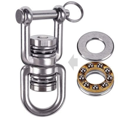 BeneLabel Swing Swivel with 2 Bearing, 360 Rotation, 770LB Capacity, Safest Rotational Device Hanging Accessory for Web Tree Swing, Aerial Dance, Children's Swing, Yoga Swing Sets