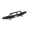 Atomik - Alloy Scale Front Bumper - RC Car Replacement for Axial SCX10 II - Hardened Billet 6061 Aluminum - Lightweight & Durable Performance - Front Chassis Upgrade Part AX31571 - Black view 1
