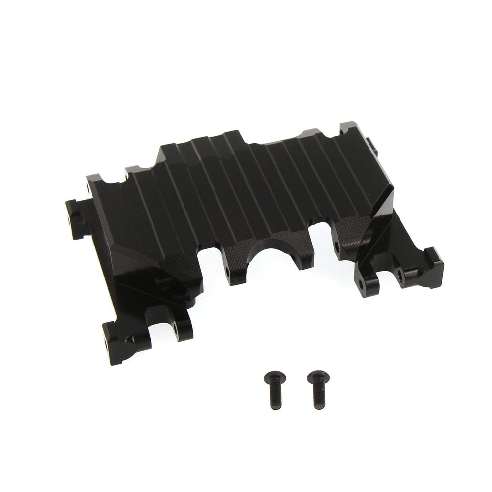Atomik RC TRX-4 Alloy Center Skidplate, Black - Replaces 8238 - Compatible with Traxxas