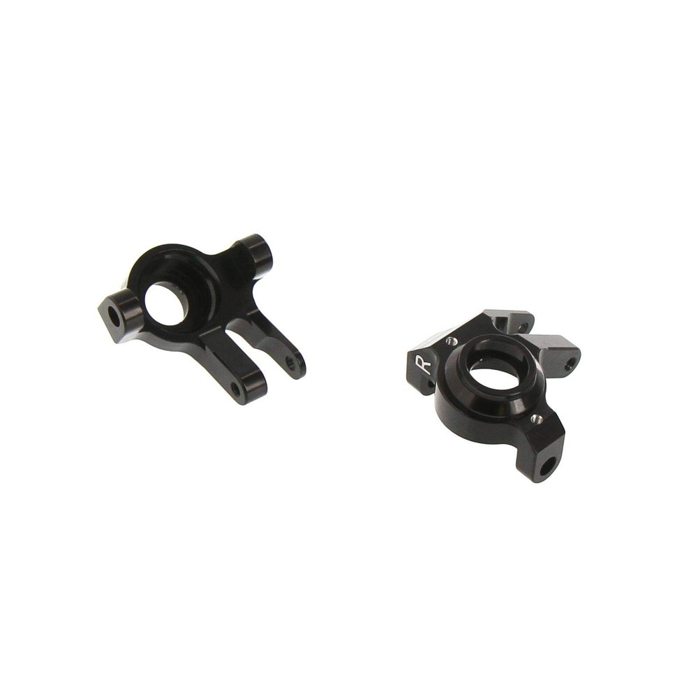 Atomik Alloy Front Steering Knuckle - RC Car Replacement for Axial SCX10 II - Hardened, Durable Billet 6061 Aluminum, Chassis Upgrade AX31381 - Black