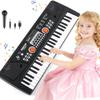 Kids Piano Keyboard, 49 Key Electric Piano Musical Learning Toy for Beginners with Microphone, Music Toys Birthday Xmas Gifts for Kids Toddlers 3-12 Years Old view 1