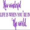 Inspirational Quote Wall Decal - Nursery Vinyl Dcor/Newborn Baby Room Decoration - 20"x10" view 1