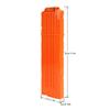 FUCAS Soft Bullet 4pcs Clips 18 Bullets Dart Gun Clips Magazine Clip for Nerf Toy Dart Gun view 2