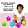 ROHSCE Baby Textured Multi Sensory Toys Massage Ball Gift Set BPA Free for Toddlers 1-3 Soft Balls Montessori Infant Baby Toys 6 to 12 Months 6 Pack view 3