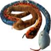 Aunt Sandy's Sewing Weighted Stuffed Animal, Plush Snake with 2 1/2 lbs, Long Weighted Buddy, Washable, Choice Colors and Patterns, Cobra, Boa Constictor, Python, Corn, Garter view 1