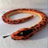Aunt Sandy's Sewing Weighted Stuffed Animal, Plush Snake with 2 1/2 lbs, Long Weighted Buddy, Washable, Choice Colors and Patterns, Cobra, Boa Constictor, Python, Corn, Garter view 2