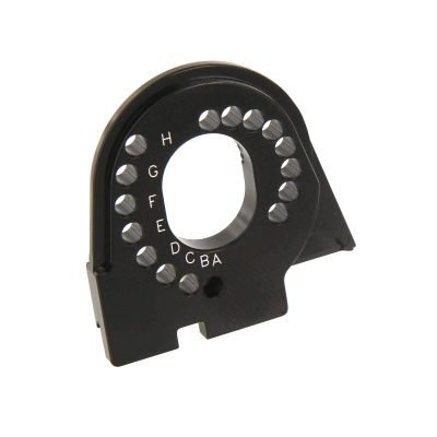 Atomik RC TRX-4 Alloy Motor Mount, Black - Replaces 8290 - Compatible with Traxxas
