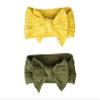 Baby Bling Baby Girl's 2-Pack Cable Knot (Infant/Toddler) Mustard/Army Green One Size view 1