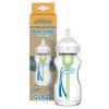 Dr. Brown's Natural Flow Anti-Colic Options+ Wide-Neck Glass Baby Bottle 9 oz/270 mL,with Level 1 Slow Flow Nipple,1 Pack,0m+ view 1