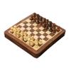 RoyalChessMall-Golden Rosewood Wooden Inlaid Magnetic Chess Set 5" with Folding Board view 2