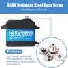 ANNIMOS 35KG Coreless Digital Motor Servo 7.4V High Speed Stainless Steel Gear High Torque Waterproof Standard Baja Servos (270 Degrees) view 2