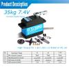 ANNIMOS 35KG Coreless Digital Motor Servo 7.4V High Speed Stainless Steel Gear High Torque Waterproof Standard Baja Servos (270 Degrees) view 4