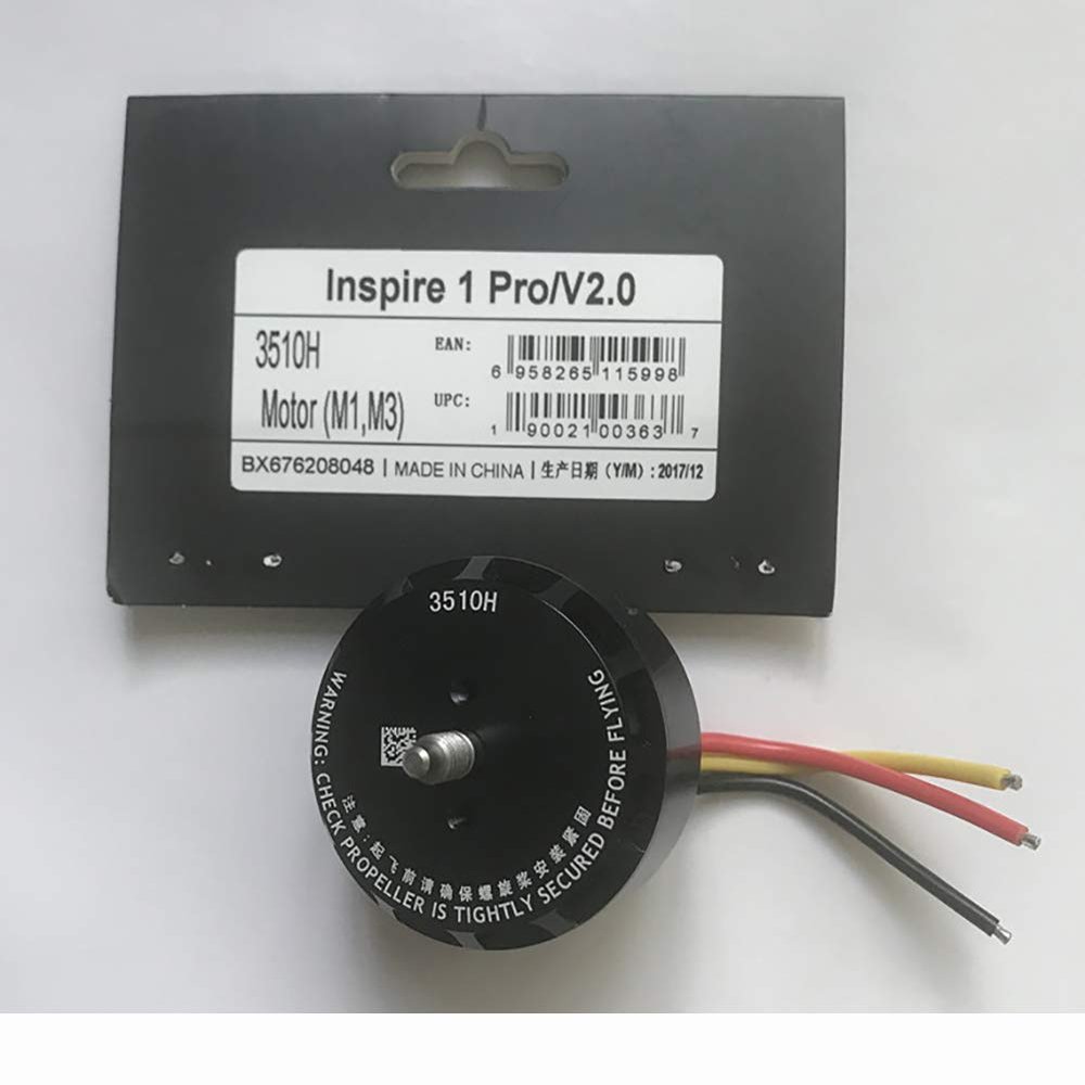 iMusk Original OEM Inspire 1 CW M2/M4 CCW M1/M3 3510H Motor Repair Spare Parts for DJI Inspire 1 Pro/V2.0 Drone (CCW Motor)