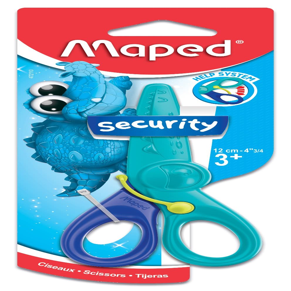 Maped Helix USA KidiCut Safety Scissors, multicolor