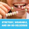 36 Candy Necklaces Individually Wrapped, Choker Style Nostalgic Pastel Candy Jewelry Perfect for Party Favors, Pinata Fillers and Goodie Bags, Packed in a Convenient Display Tub, By 4YoreElves view 3