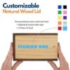 WE Games Custom Color Printed Double 6 Black Dominoes Set in Wooden Case view 2
