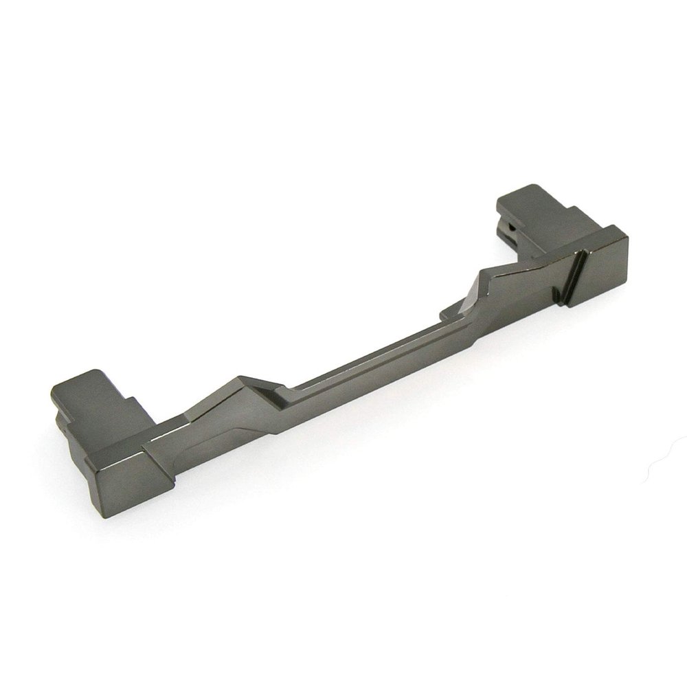 Atomik RC E-Revo 2.0 Front Body Mount, Gun Metal - Replaces 8614 - Compatible with Traxxas