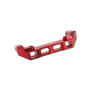 Atomik RC TRX-4 Alloy Front Bumper Mount, Red - Replaces 8237 - Compatible with Traxxas