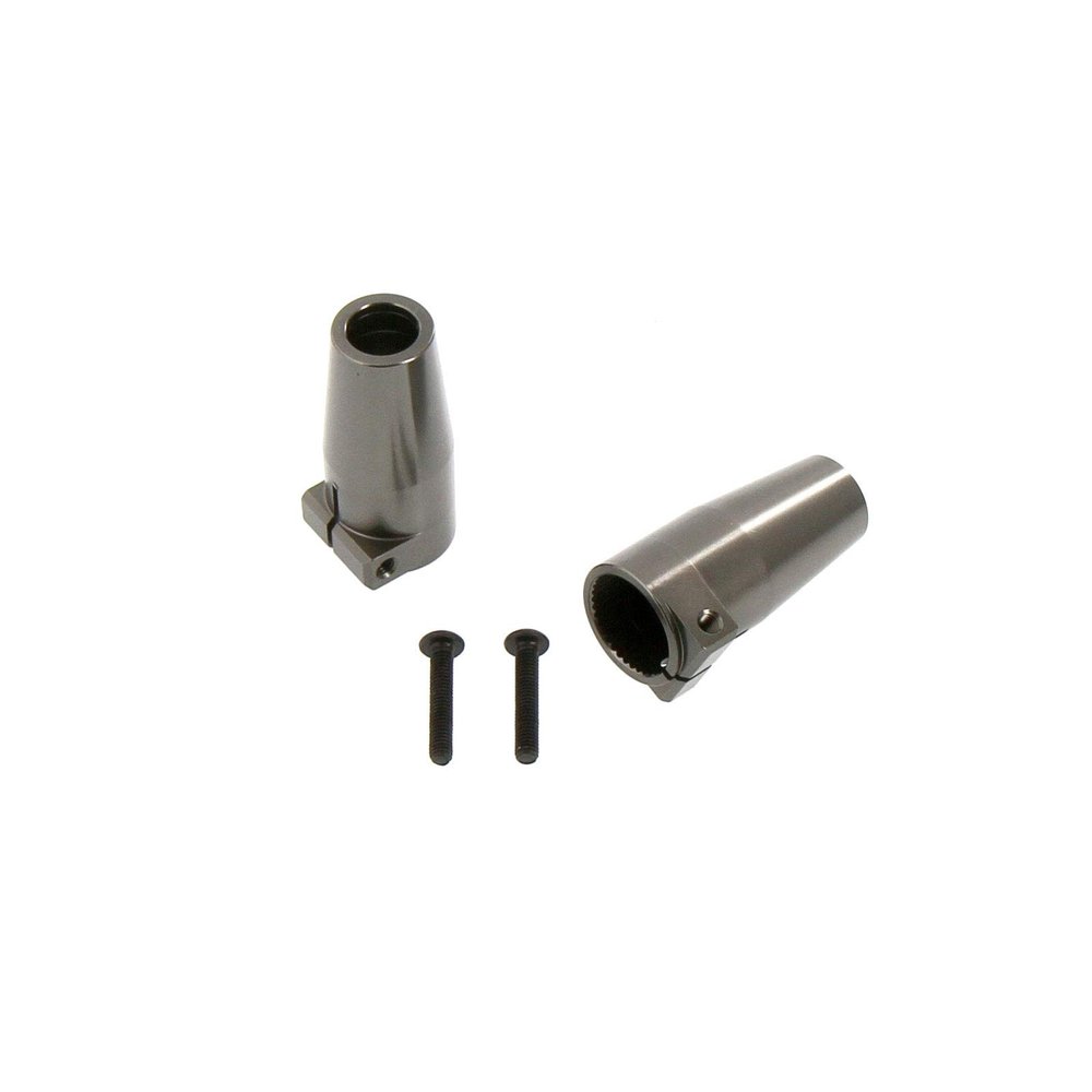 Atomik RC Axial SCX10 II Alloy Rear Hub Carrier, Gun Metal RC - Replaces AX31383