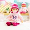 Bayer Design 93824BD Interactive Baby Doll, 38 cm, Soft Body, Sleeping Eyes, Talking, with Dummy and Bottle view 2
