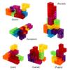 DASDAX Magic 3D Puzzle Cubes, Set of 7 Multi Shapes Magnetic Blocks with 54 Guide Cards, Intelligence Developing and Stress Relief Fidget Toys view 2