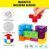DASDAX Magic 3D Puzzle Cubes, Set of 7 Multi Shapes Magnetic Blocks with 54 Guide Cards, Intelligence Developing and Stress Relief Fidget Toys view 3