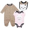 Reborn Baby Doll Clothes 22 inch Girl Outifts Accessories 3pcs for 20- 23 inch Reborn Girl Doll Matching Clothes Kitty Outfit view 2