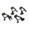 Atomik Alloy Shock Tower Set - RC Car Replacement for Traxxas TRX-4 - Hardened, Durable Billet 6061 Aluminum, Chassis Upgrade Part 8216 - Black view 1