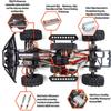 Cheerwing 1:10 Scale Rock Crawler 4WD Off-Road Remote Control Truck Large Hobby RC Car for Adults view 4