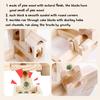 Wooden Marble Run for Kids Ages 4-8, 65 Pieces Wood Building Blocks Toys and Construction Play Set, Marble Track Maze Game STEM Learning Toys for Boys Girls (Natural Color Blocks) view 3