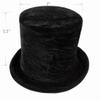 BrilliantMagic Kids Magician Role Play Set Contains Magic Top Hat Magic Wand Rabbit Puppet Color Ribbons Gloves(Model:BMM006) (L) view 2