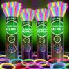 400 Ultra Bright Glow Sticks Bulk - Halloween Glow in the Dark Party Supplies Pack - 8" Glowsticks Easter Party Favors with Bracelets and Necklaces view 1